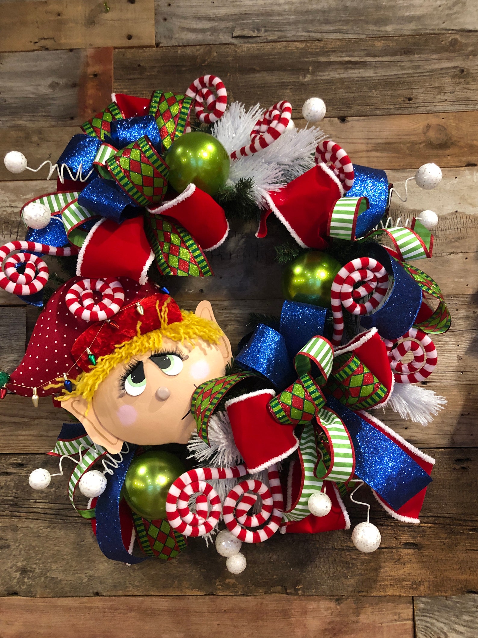 Elf Christmas Wreath 