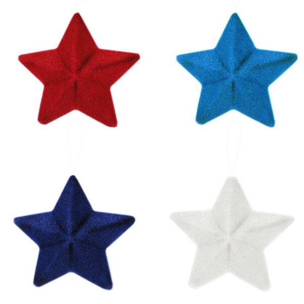 Patriotic Star Wreath Attachment, Patriotic Decor, 4th of July Wreath Attachment, Patriotic Attachment