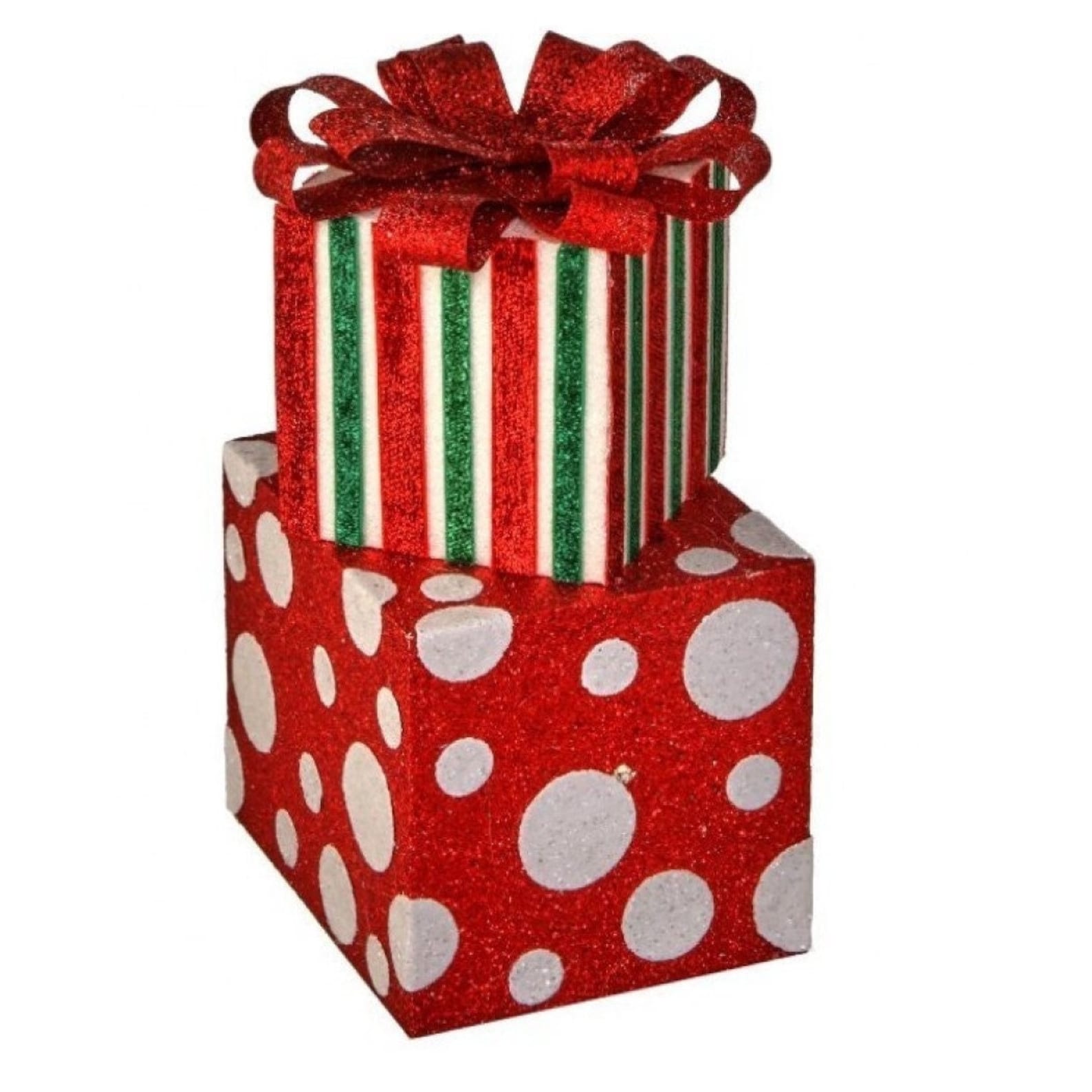 Stacked Gift Box Ornament 12.5 Christmas Decoration Etsy