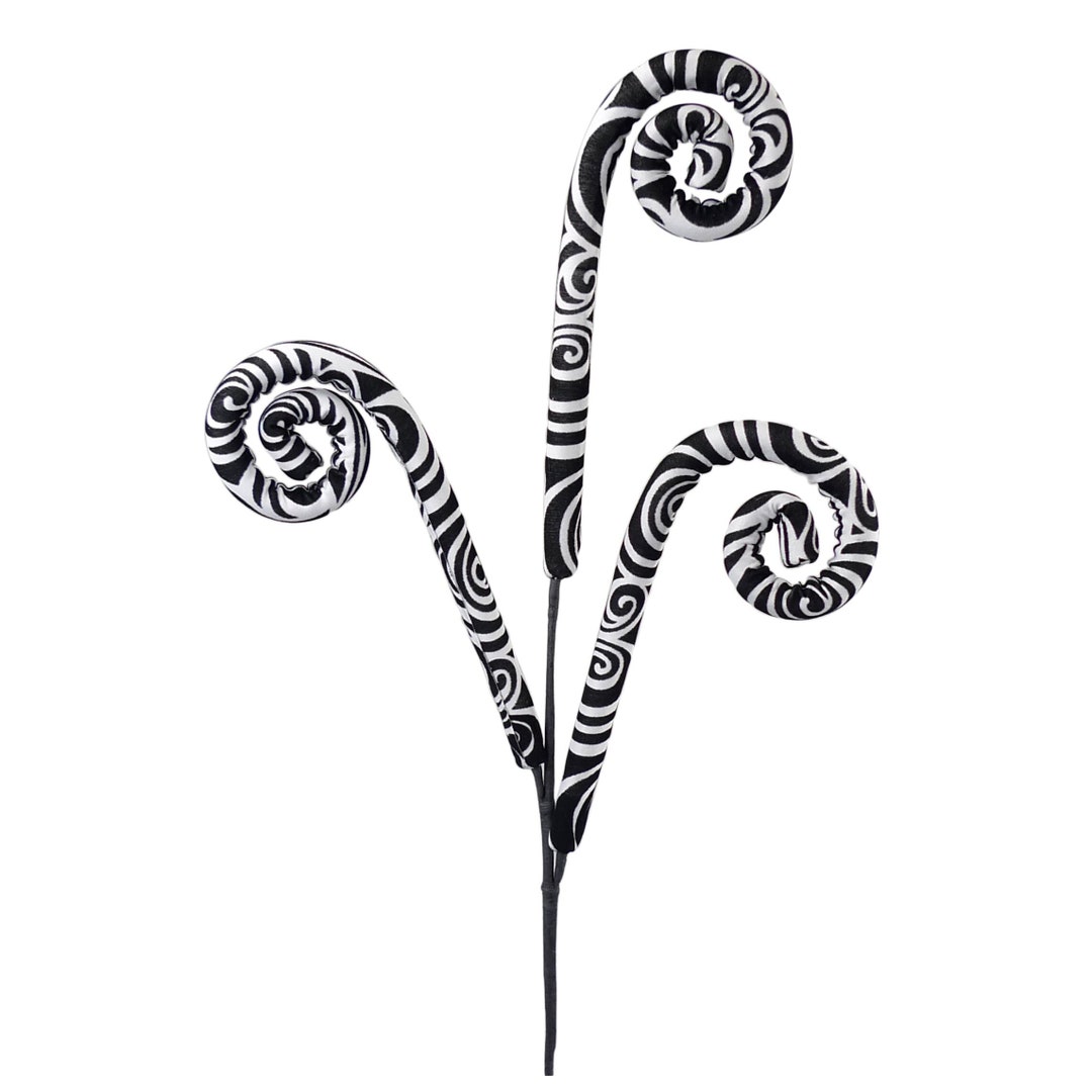 Zebra Spray, Black and White Zebra Print, Zebra Wreath Embellishment