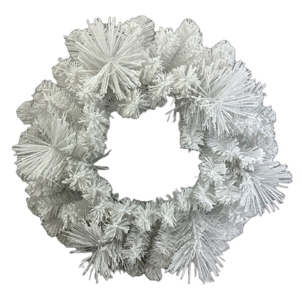 24" White Pine Wreath, White Pine Wreath Form, Pine Wreath Form, 85875WR24