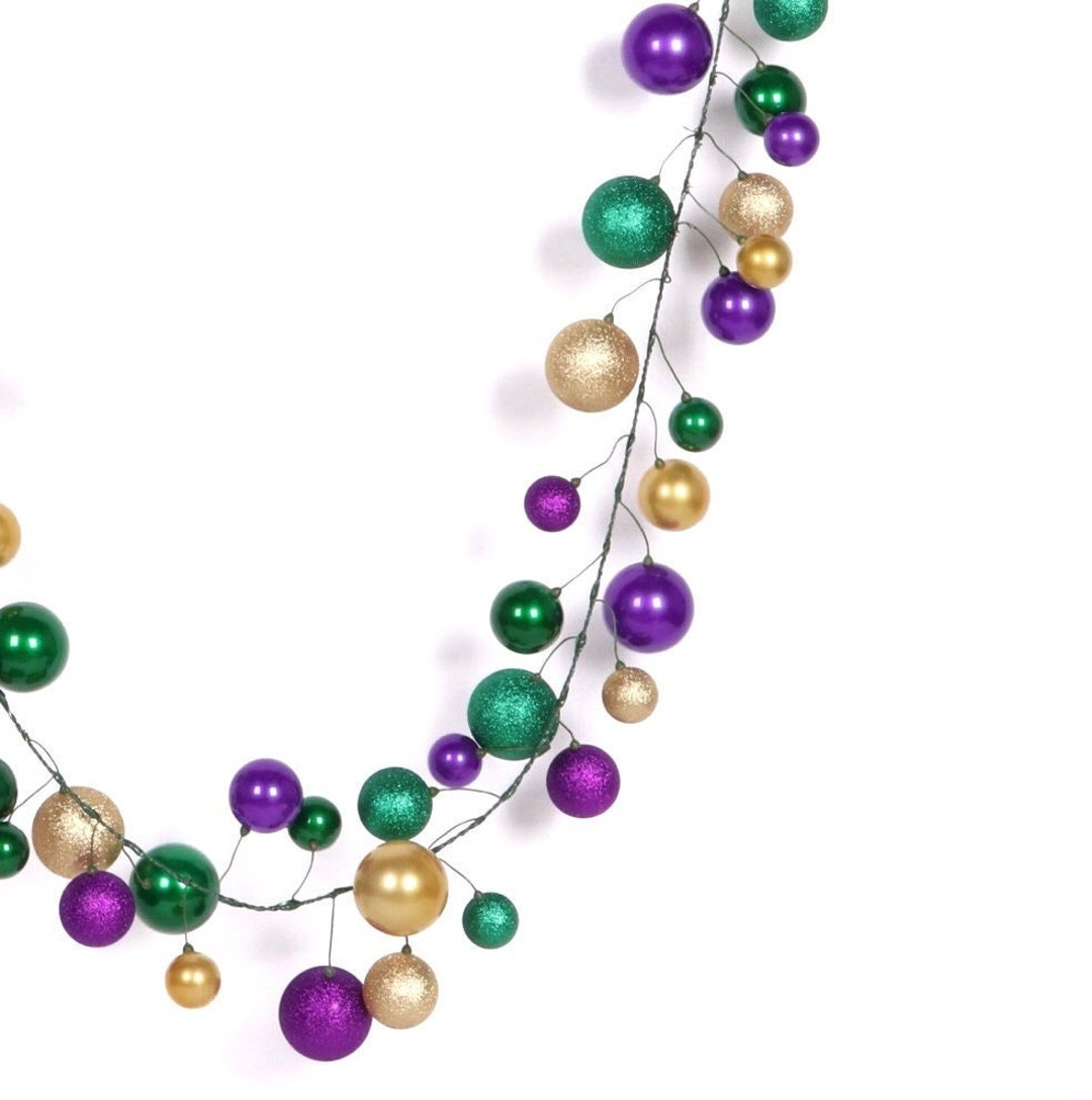 large mardi gras ball garland