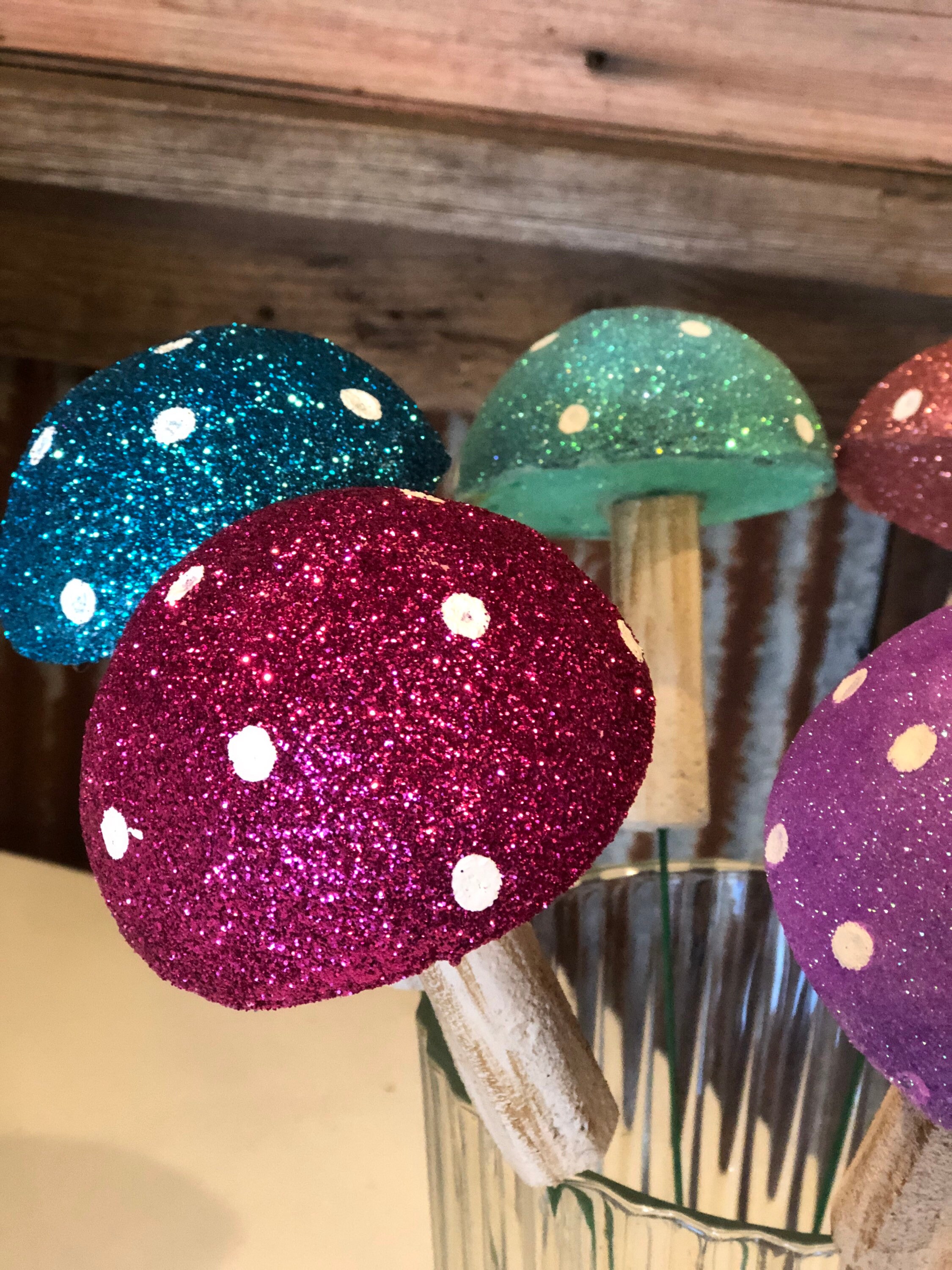 Mushroom Picks Mushroom Floral Picks Mushroom Wreath Etsy