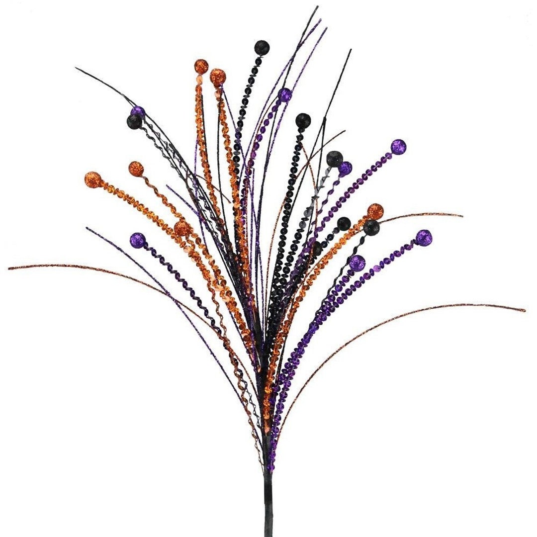 Halloween Laser Sequin/glitter Ball Spray 27, Halloween Wreath