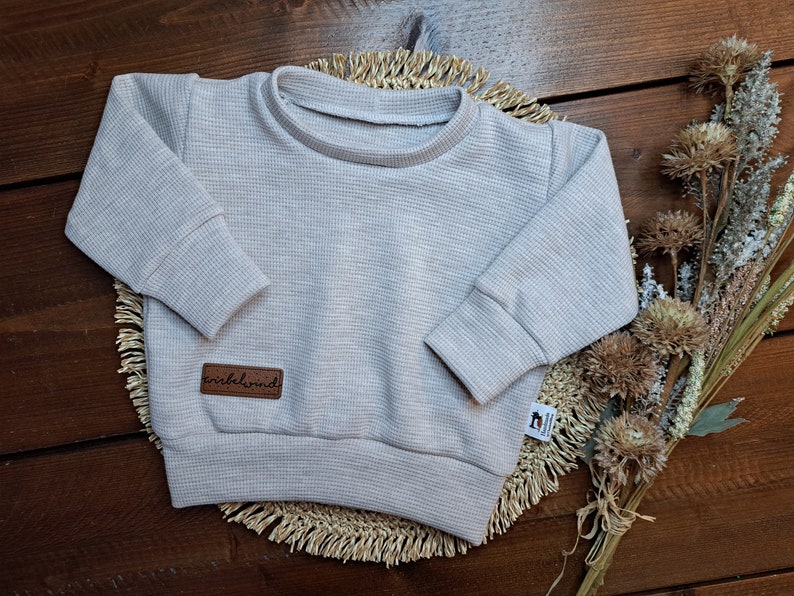 Baby Kinder Set/gr.68/Mädchen/Babyjacke/Sweater/Leggins/Waffeljersey/Jersey Mix/Geschenk zur Geburt/Babyparty/Autumn Set Bild 8