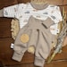 SÜSSE ZWERGE Baby Pumphose Waffeljersey - Handmade In Deutschland Größe 68