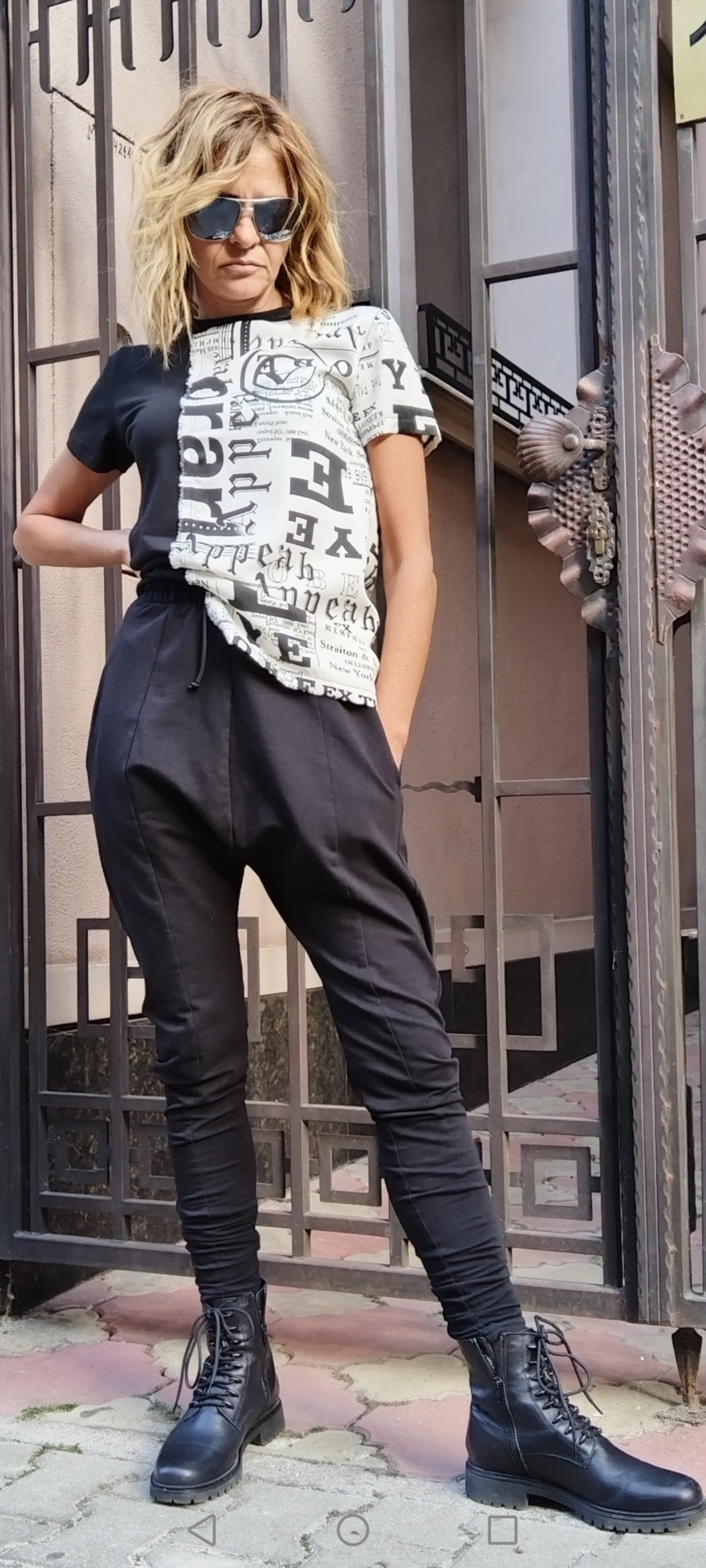 T-shirt, T-shirt With Letters, Unic Designed T-shirts, Handmade Style ...
