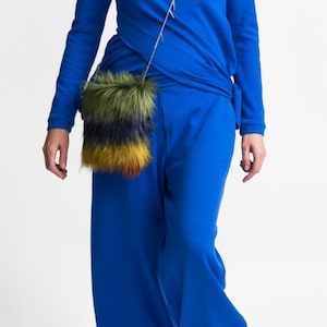 NEW! Blue Knitted 2 piece set - pants, pant suit,women pant suit,pants suits,women sweater suit,knitted sweater,pants suit