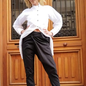 Cotton High Waisted  Trousers, High Waist, Black  trousers, Pants, Womens Trousers