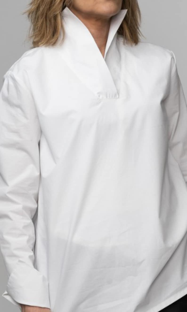 Shirt With High Collar And Lining main image 0