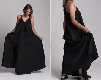 Maxi Dress, Black Dress, Long Dress, Party dress, Floor length Dress, Tight Dress, Sleeveless Dress, Tank Dress, A-line