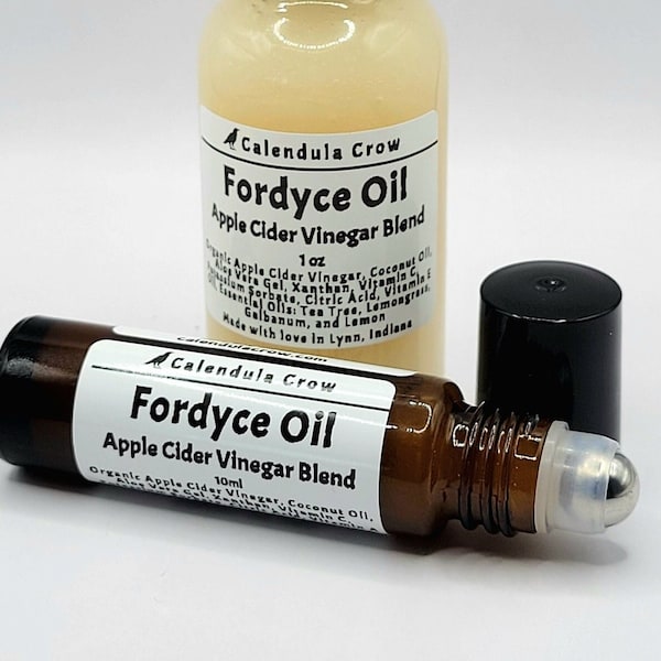 FORDYCE SPOTS OIL - Gel / Mezcla de vinagre de sidra de manzana / Labios y cuerpo Fordyce /