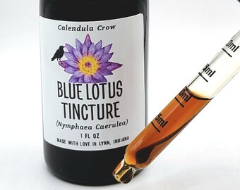 BLUE LOTUS TINCTURE - 2:1 Extract Nymphaea Caerulea - 2X