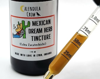 Mexican Dream Herb Tincture | Calea Zacatechichi Herbal Extract | 1 oz