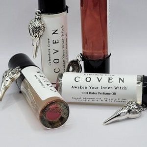 COVEN Perfume Oil | Dark - Mysterious - Seductive - Witchy Fragrance | Tobacco, Vanilla, Clove, Cinnamon | Spiritual Perfume |