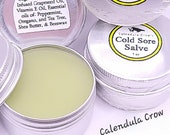 Lemon Balm Cold Sore Salve Fever Blister Balm Dry - Cracked - Chapped Lips