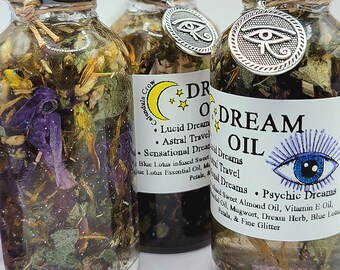 Dream Oil | Evoke Good Dreams | Dreamwork | Dream Magick Oil | Astral Travel | Divination | Spiritual Oil | Intention Oil |