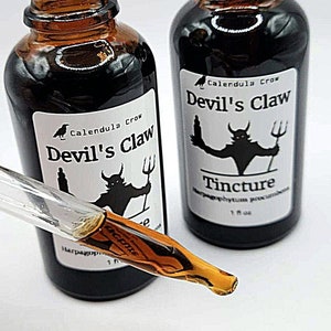 Devil's Claw Root Tincture | Natural | Joint Pain, Back Pain, Sciatica Pain, Inflammation | 1 oz Bottle