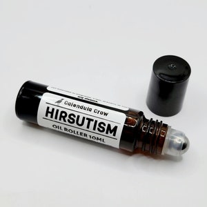 HIRSUTISM Essential Oil Blend Roller Hair Growth Inhibitor Facial Hair & Body Hair 10ml image 3