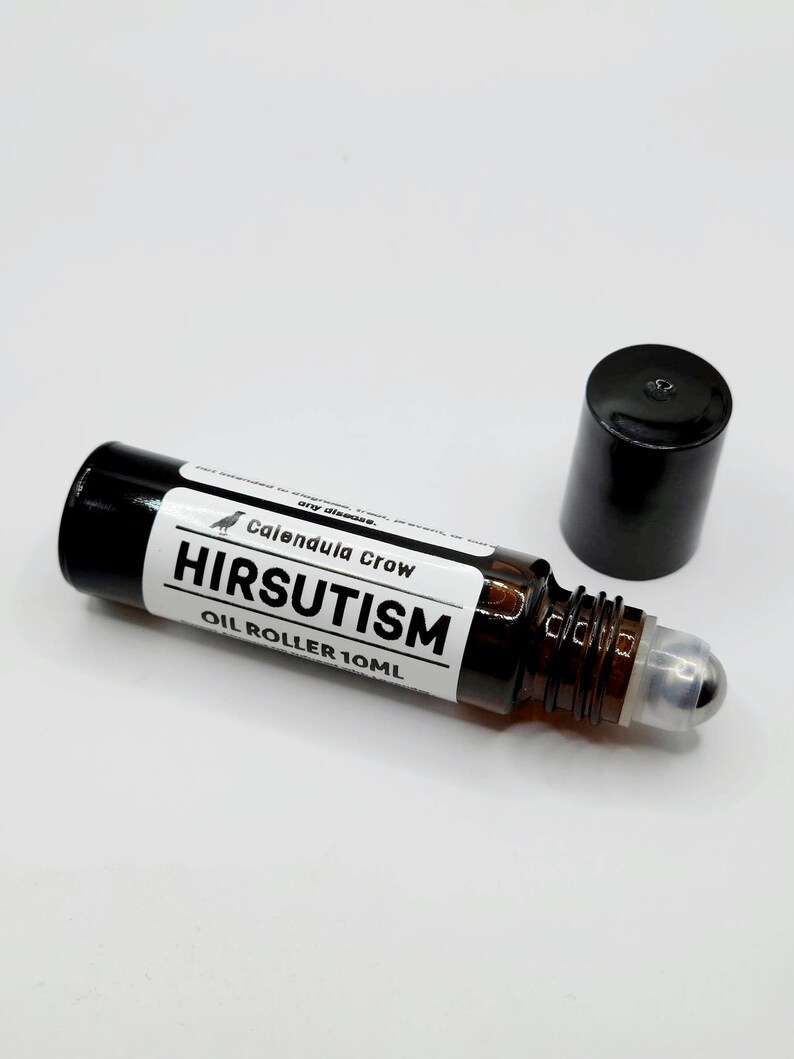 HIRSUTISM Essential Oil Blend Roller Hair Growth Inhibitor Facial Hair & Body Hair 10ml image 3