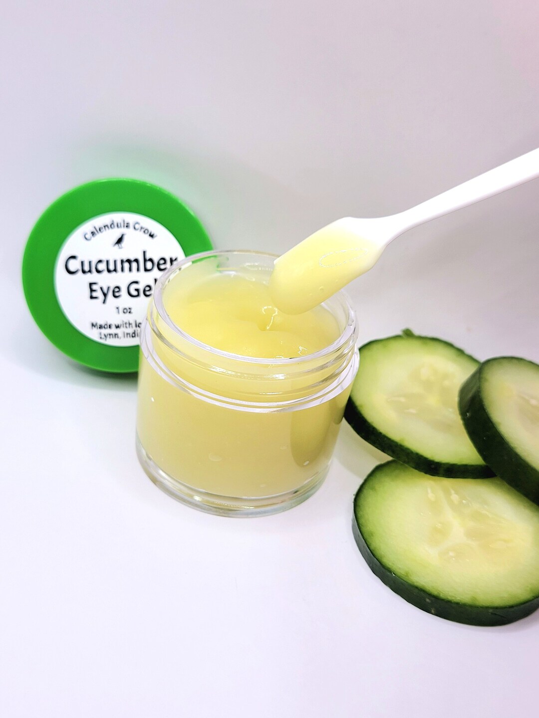 CUCUMBER EYE GEL 1 Oz Jar Eye Serum, Cool Cucumber Under Eye Etsy