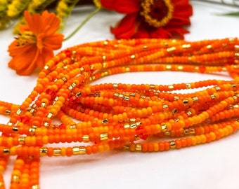 Orange Rocailles Taille Perlen: Handgefertigte Preciosa Akzente