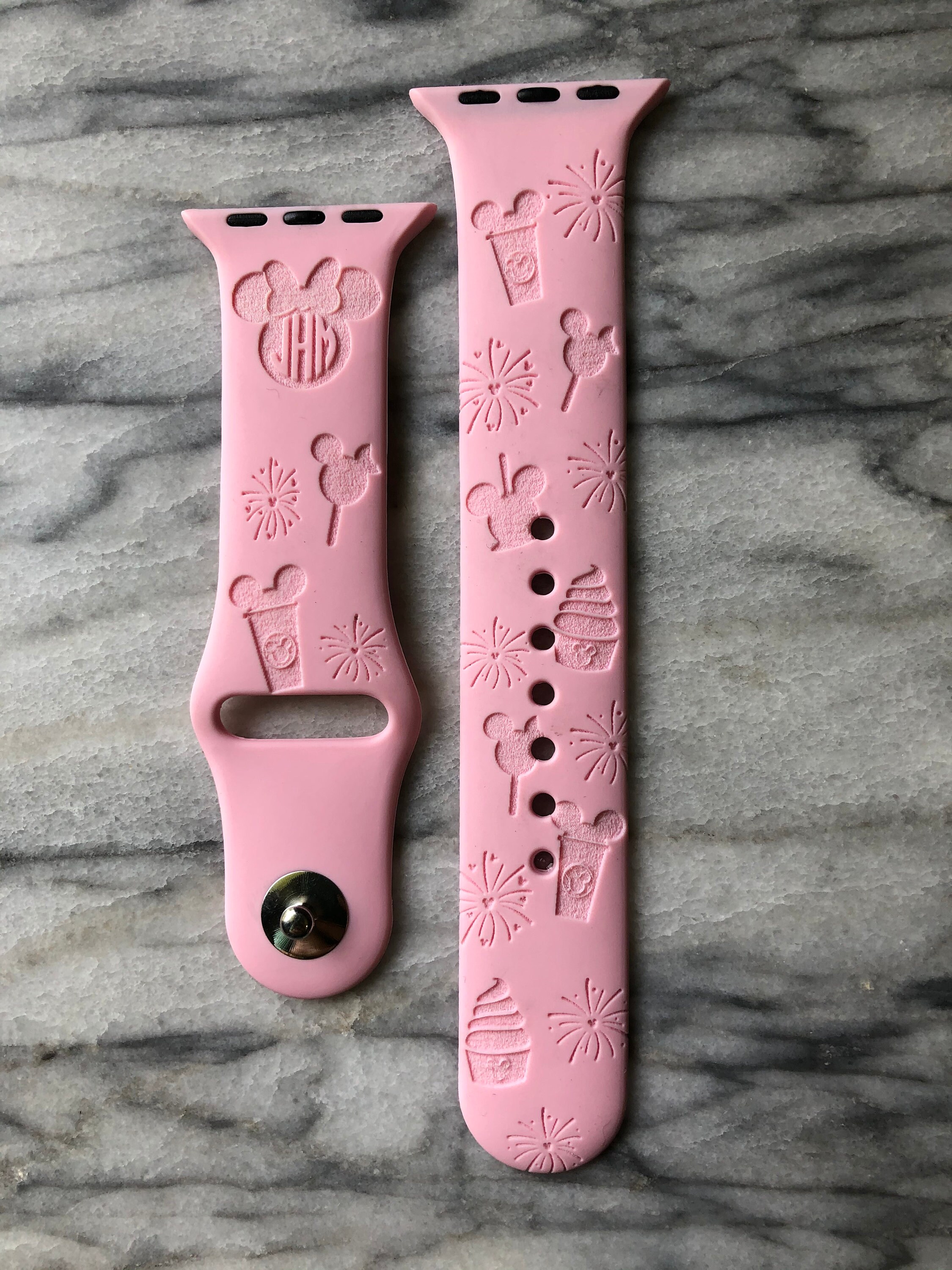 Disney Inspired Watch Band Monogram Watch Band Minnie Etsy UK