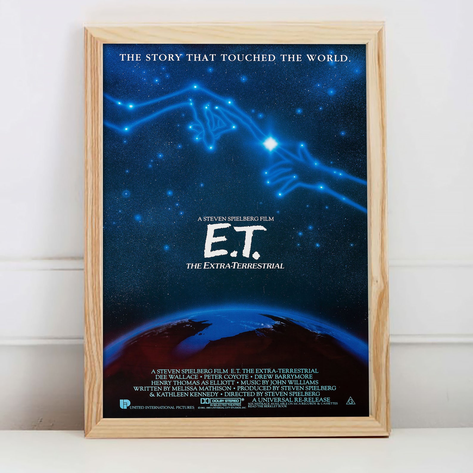E.T. Movie Poster Vintage movie print retro movie poster Etsy
