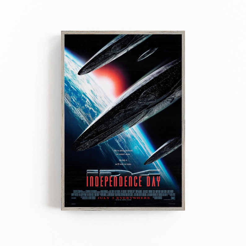 Independence Day Movie Poster A1 A2 A3 A4 A5 Poster classic movie poster Vintage movie print Film Print retro movie poster