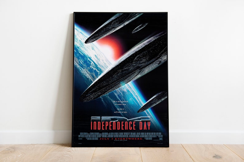 Independence Day Movie Poster A1 A2 A3 A4 A5 Poster classic movie poster Vintage movie print Film Print retro movie poster