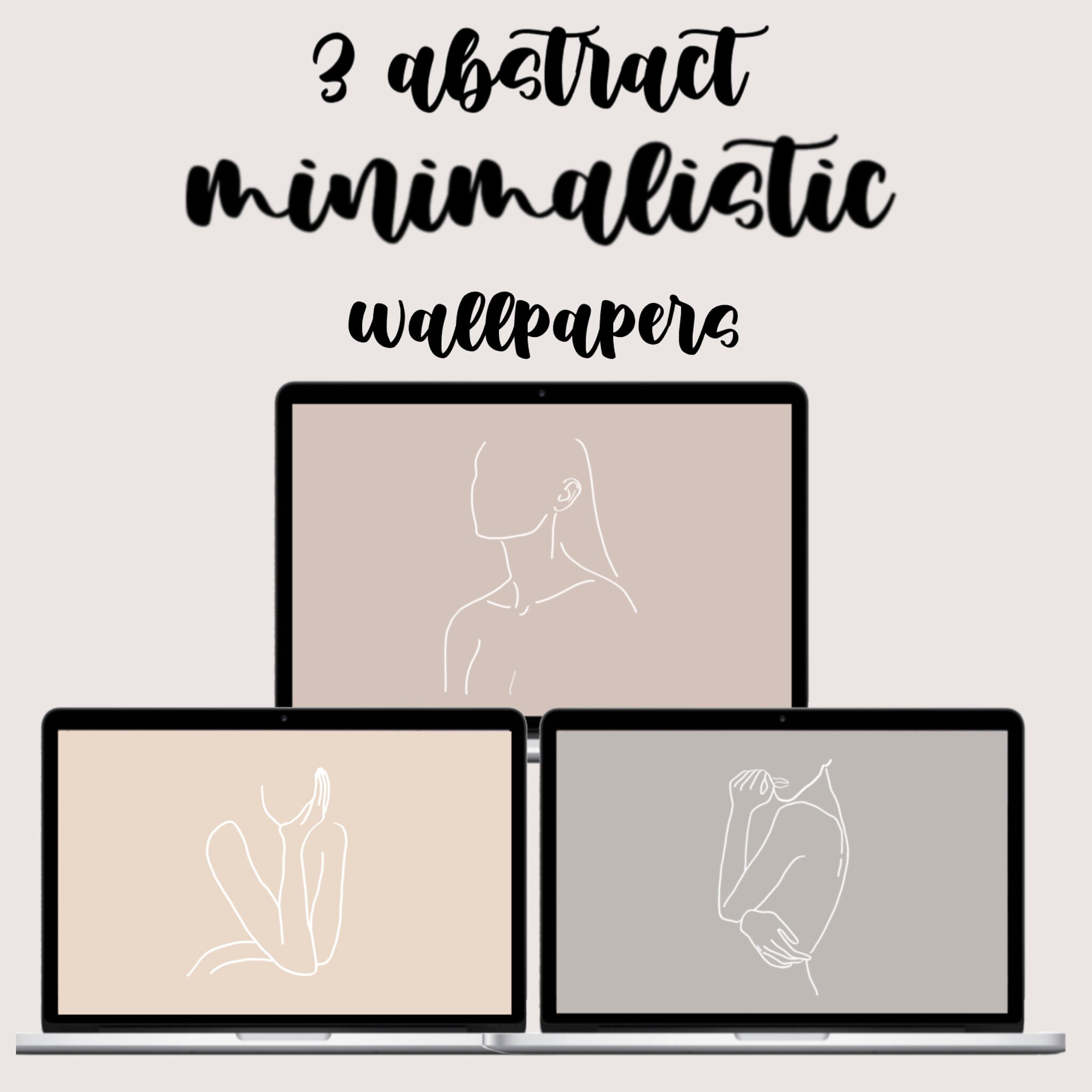 3 Minimalist Wallpapers For Macbook 13 In Etsy