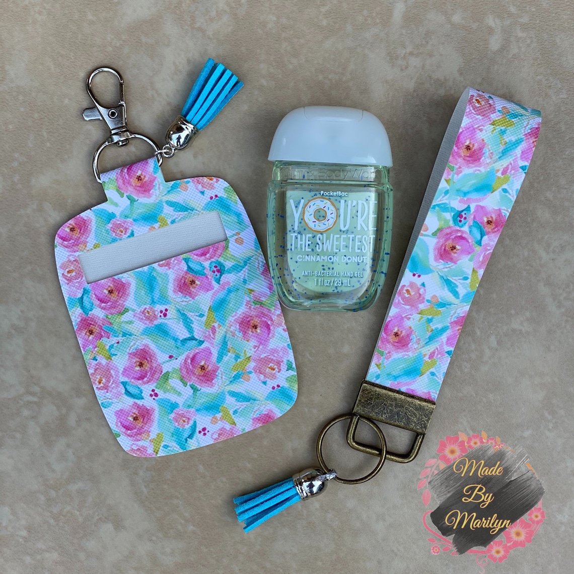 Hand sanitizer holder hand made bath and body works Etsy