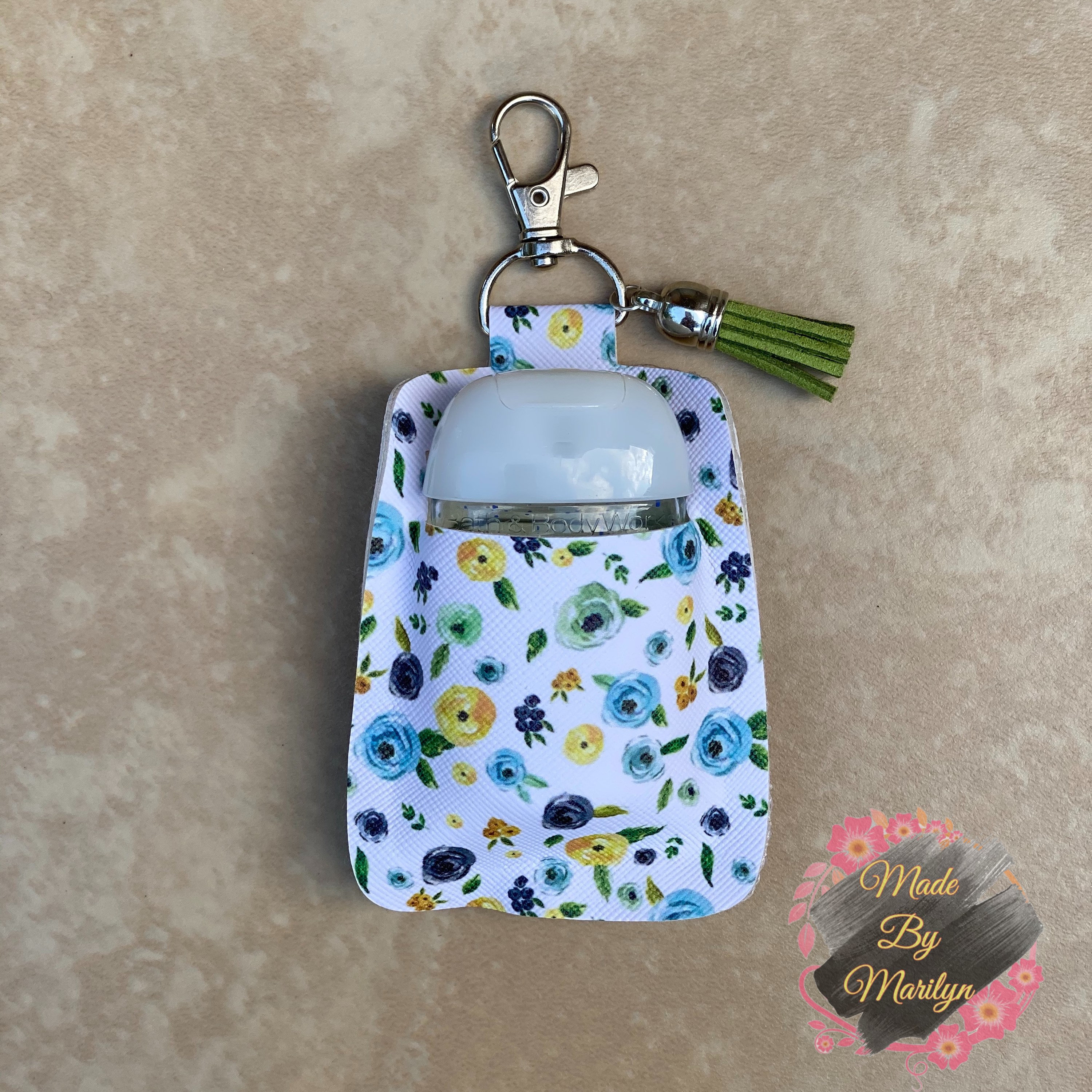 Hand sanitizer holder hand made bath and body works Etsy
