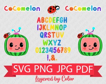 Cocomelon svg | Etsy