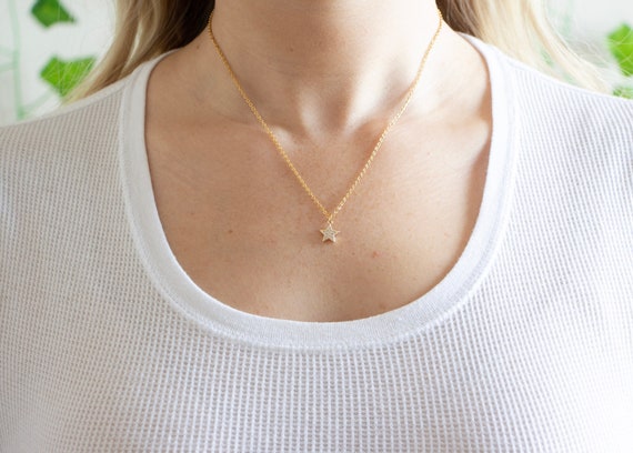 Little crystal necklace deals
