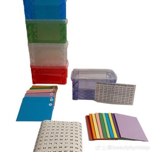 100 Envelope Challenge Kit 3x5 Box, 100 Envelopes, Laminated Tracker ...