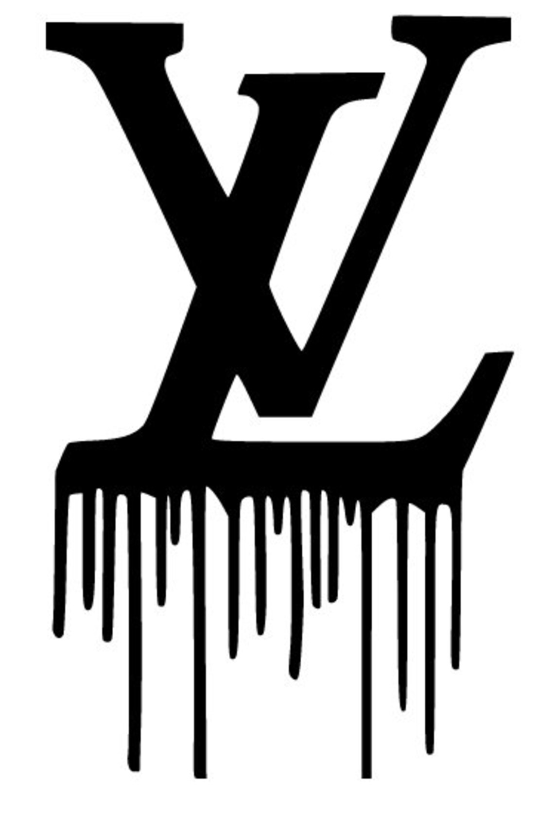Dripping LV SVG File | Etsy