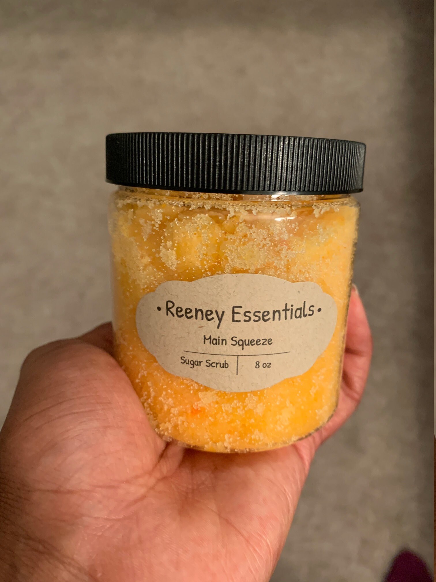 Main Squeeze Exfoliating Sugar Scrub Etsy