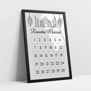 Ramadan Calendar Printable: Countdown to Eid Decoration (Digital Download) image 4