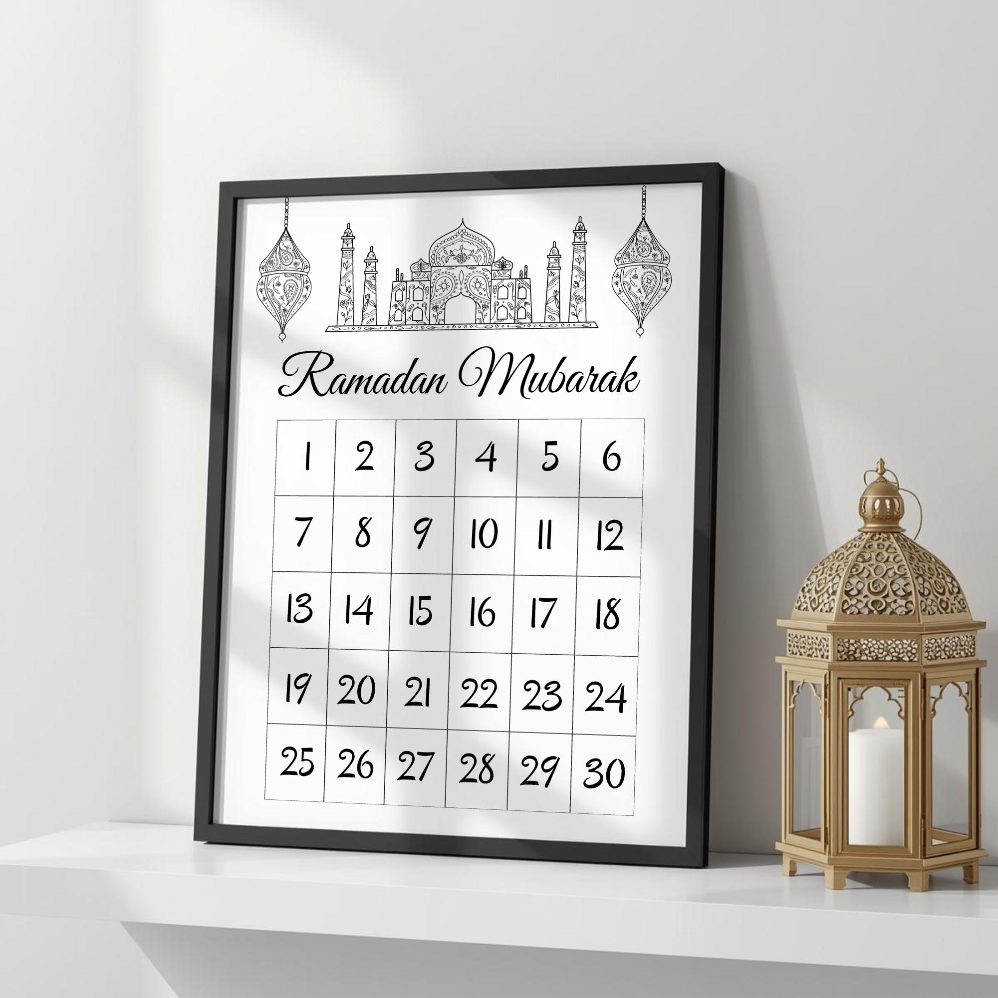 Wudaizhi Calendario del Conto alla Rovescia Ramadan Eid Mubarak Ornamento in Legno Decorazione Ramadan per La Casa Islam Musulmana Ramadan Kareem Decor Wudaizhi Calendario del Conto alla Rovescia Ramadan Eid Mubarak Ornamento in Legno Decorazione Ramadan per La Casa Islam Musulmana Ramadan Kareem Decor
