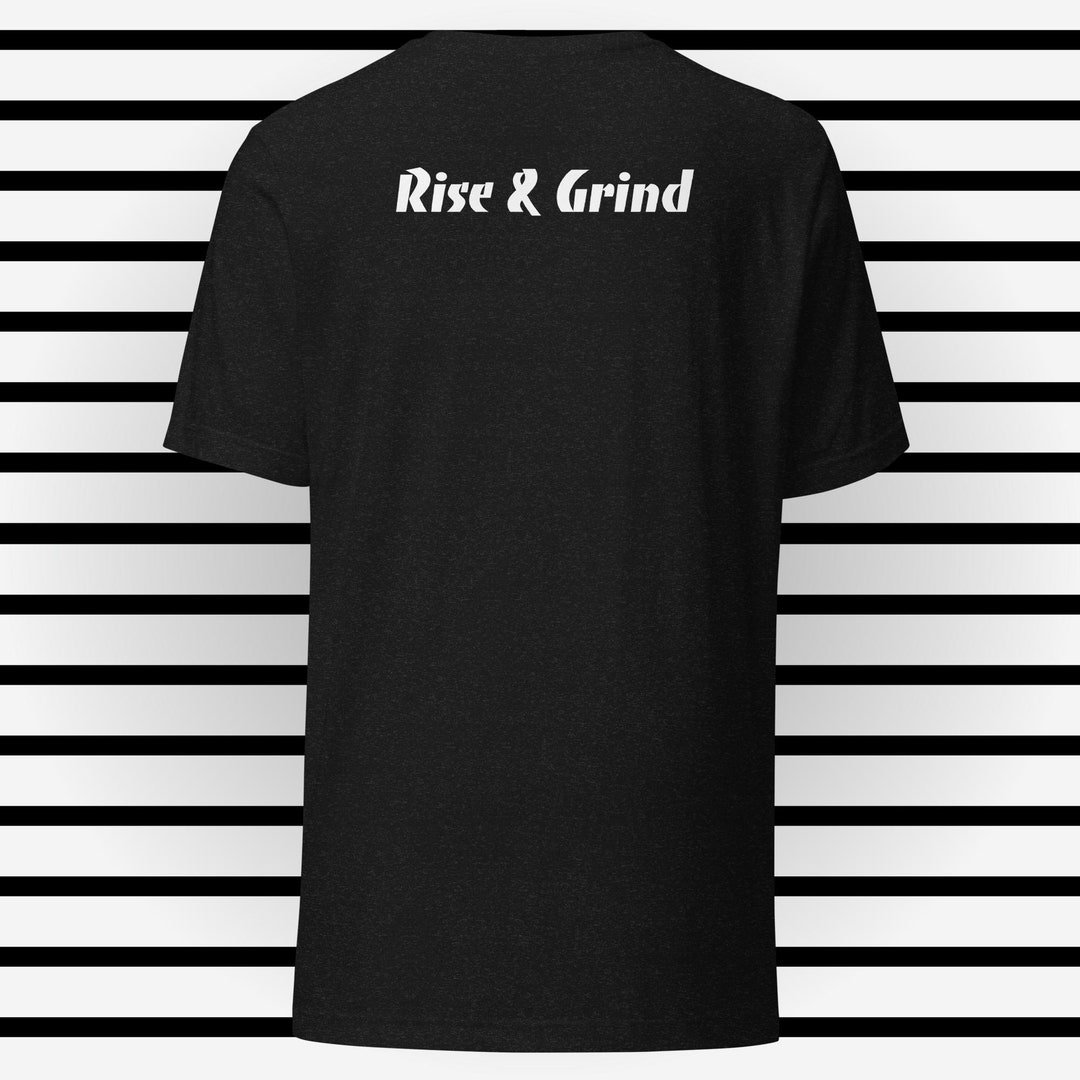 Rise & Grind T-shirt Workout Apparel Gym Clothes Activewear - Etsy