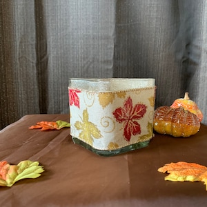 Fall/Autumn Square Candle Holder