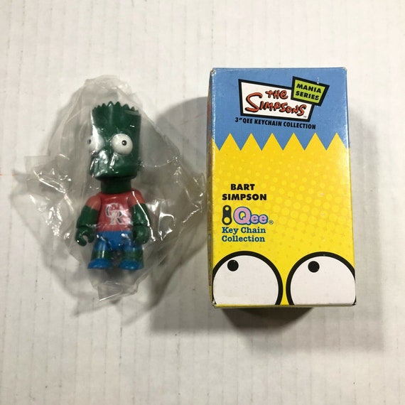 The Simpsons Mania Series Qee Keychain 3" Bootleg