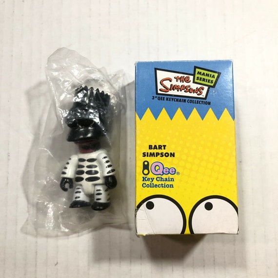 The Simpsons Mania Series Qee Keychain 3" Bootleg