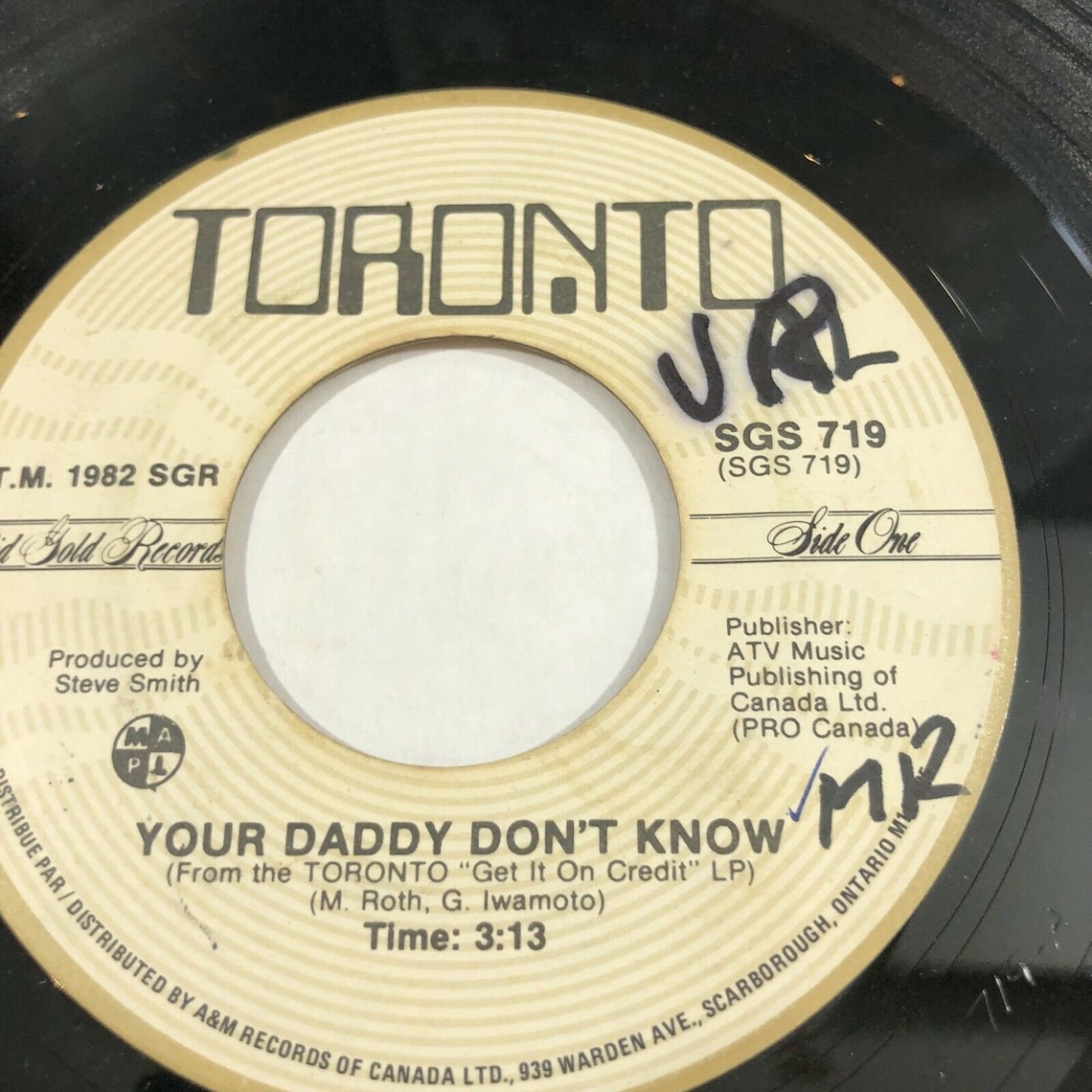 TORONTO Your Daddy Dont Know / Run For Your Life SGS719 VG Etsy