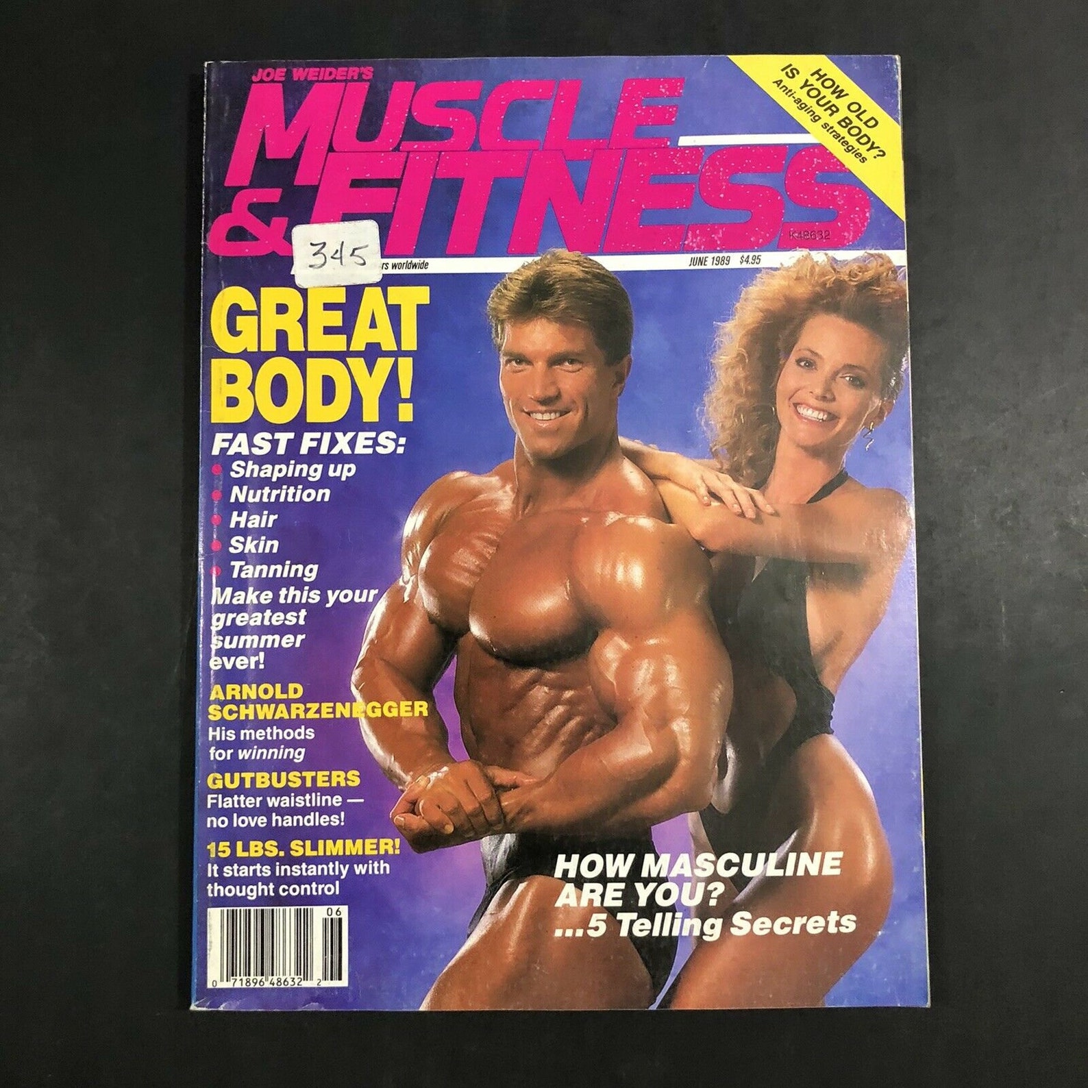 Joe Weider's Muscle And Fitness Magazine June 1989 VG X2 | Etsy
