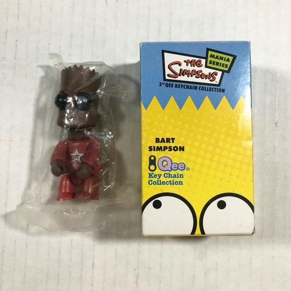 The Simpsons Mania Series Qee Keychain 3" Bootleg