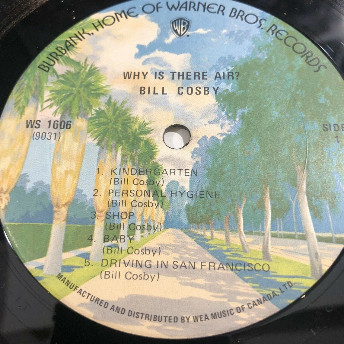 Why Is There Air Bill Cosby WS1606 VG Vinyl LP W2 Etsy
