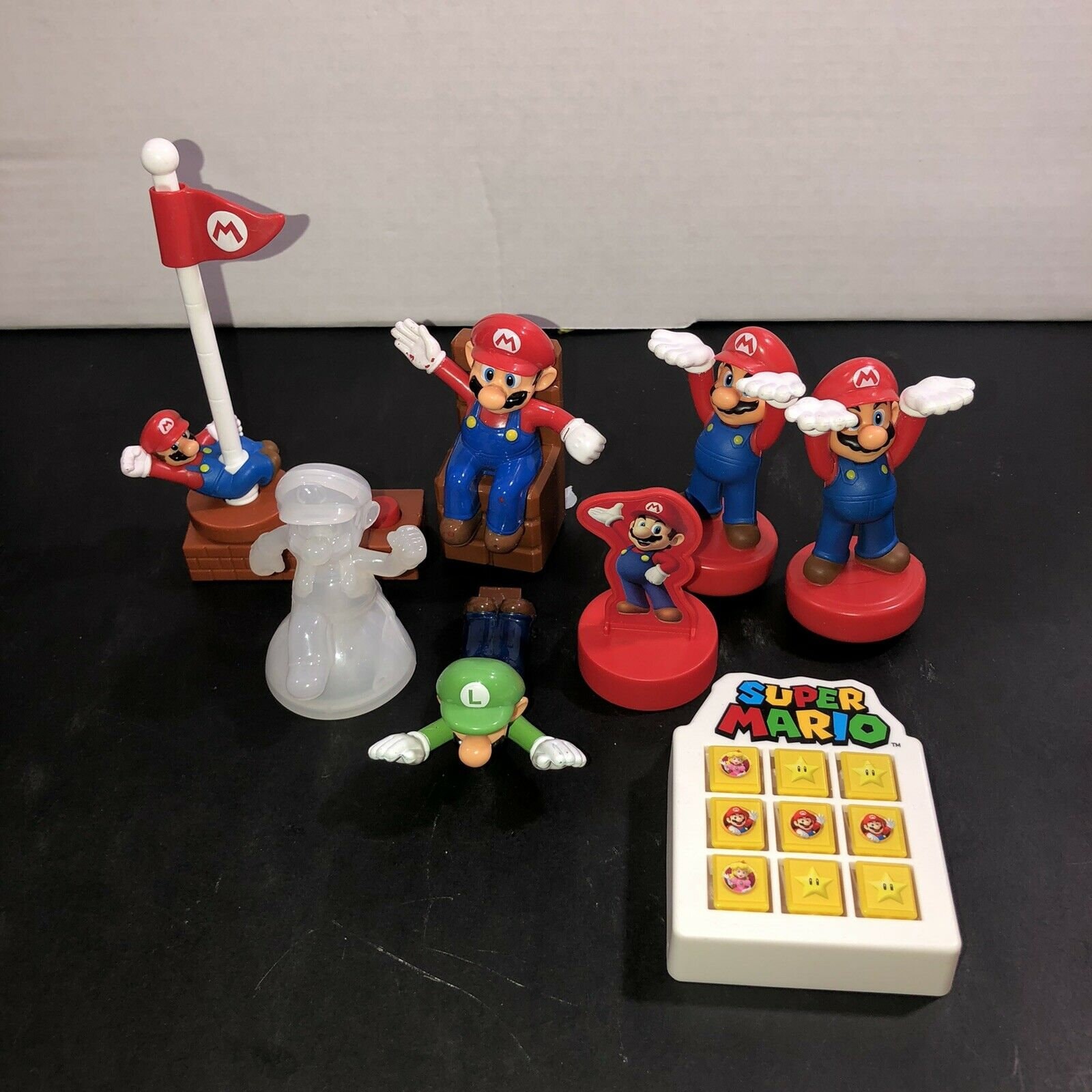 Nintendo Super Mario Mcdonalds Happy Meal Toy Lot Of 8 T6 Etsy