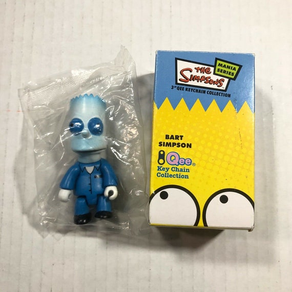 The Simpsons Mania Series Qee Keychain 3" Bootleg